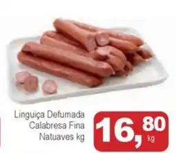 Mineirão Atacarejo Linguiça Defumada Calabresa Fina Natuaves oferta