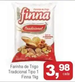 Mineirão Atacarejo Farinha de Trigo Tradicional Tipo 1 Finna oferta