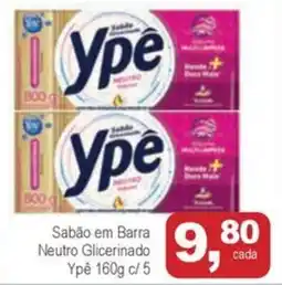 Mineirão Atacarejo Sabão em Barra Neutro Glicerinado Ypê c/ 5 oferta