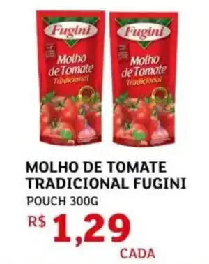 Molho de tomate tradicional fugini pouch