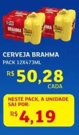 Assaí Atacadista Cerveja brahma oferta