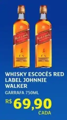 Assaí Atacadista Whisky escocês red label johnnie walker garrafa oferta