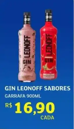 Assaí Atacadista GIN LEONOFF SABORES GARRAFA oferta