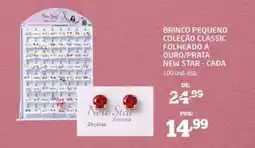 Cooper BRINCO PEQUENO COLEÇÃO CLASSIC FOLHEADO A OURO/PRATA oferta