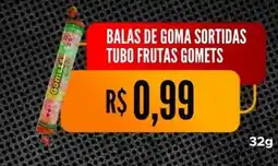 Saito Supermercados Balas de goma sortidas tubo frutas gomets oferta
