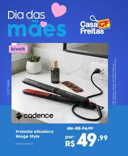 Casa Freitas Prancha Alisadora cadence oferta