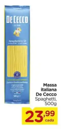 Carrefour Massa italiana De Cecco Spaghetti, oferta