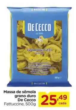 Carrefour Massa de sêmola grano duro De Cecco oferta