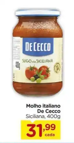 Carrefour Molho italiano De Cecco Siciliana, oferta