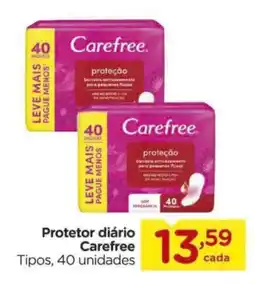 Carrefour Protetor diário Carefree oferta