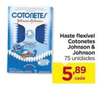 Carrefour Haste flexível Cotonetes Johnson & Johnson oferta