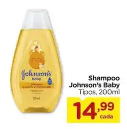 Carrefour Shampoo Johnson's Baby Tipos, oferta