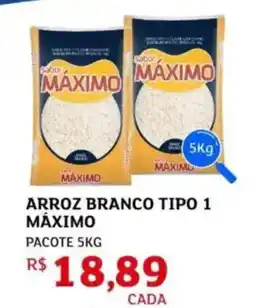 Assaí Atacadista Arroz branco tipo 1 máximo oferta