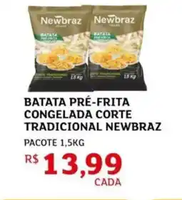 Assaí Atacadista Batata pré-frita congelada corte tradicional newbraz oferta
