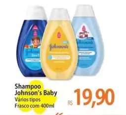 Atacadão Shampoo Johnson's Baby Vários tipos Frasco oferta
