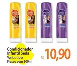 Atacadão Condicionador Infantil Seda Vários tipos Frasco oferta