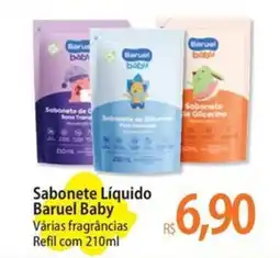 Atacadão Sabonete Líquido Baruel Baby Várias fragrâncias Refil oferta