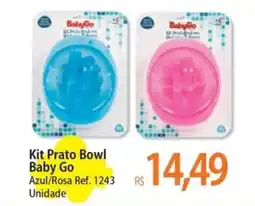 Atacadão Kit Prato Bowl Baby Go Azul/Rosa oferta