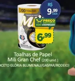 Cooper Toalhas de Papel Mili Gran Chef (200 unid.) oferta