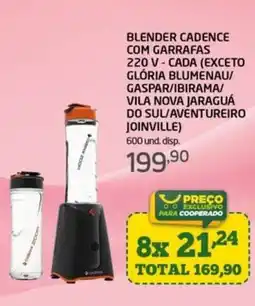 Cooper Blender cadence com garrafas 220 v-cada oferta