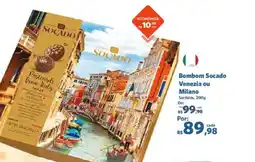 Sam's Club Bombom Socado Venezia ou Milano Sortidos, 200g oferta