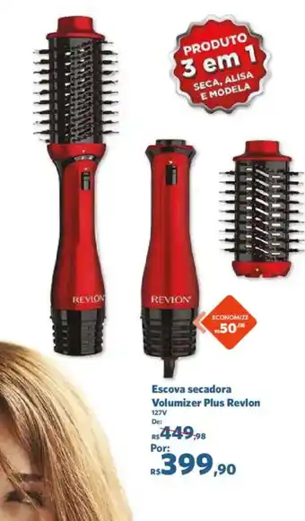 Escova secadora Volumizer Plus Revlon
