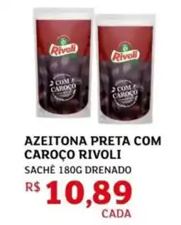 Assaí Atacadista Azeitona preta com caroço rivoli oferta