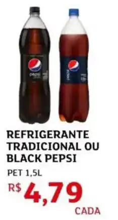 Assaí Atacadista Refrigerante tradicional ou black pepsi oferta