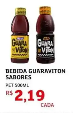 Assaí Atacadista Bebida guaraviton sabores oferta