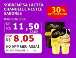 Assaí Atacadista Sobremesa láctea chandelle nestlé sabores oferta