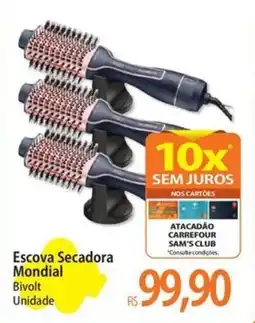 Atacadão Escova Secadora Mondial Bivolt Unidade oferta
