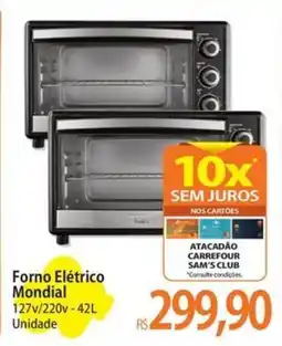 Atacadão Forno Elétrico Mondial 127v/220v oferta
