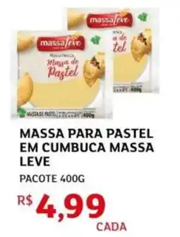 Assaí Atacadista Massa para pastel em cumbuca massa leve oferta