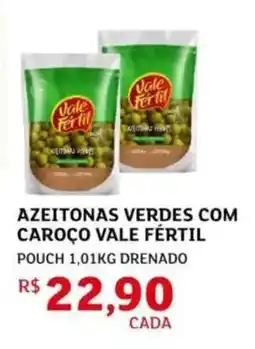 Assaí Atacadista Azeitonas verdes com caroço vale fértil oferta