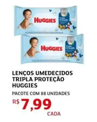Assaí Atacadista Lenços umedecidos tripla proteção huggies oferta