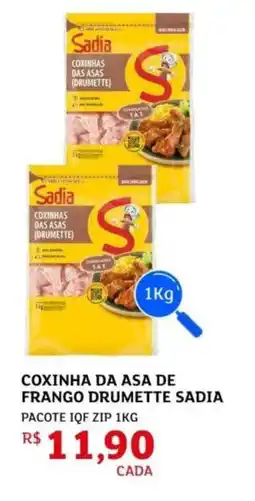 Assaí Atacadista Coxinha da asa de frango drumette sadia oferta