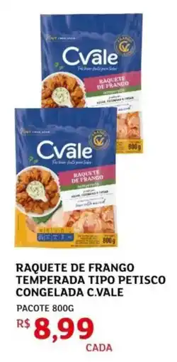 Assaí Atacadista Raquete de frango temperada tipo petisco congelada c.vale oferta