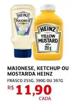 Assaí Atacadista Maionese, ketchup ou mostarda heinz oferta