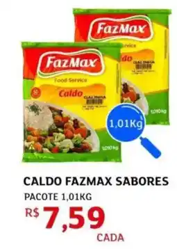 Assaí Atacadista Caldo fazmax sabores pacote oferta