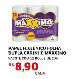 Assaí Atacadista Papel higiênico folha dupla carinho máxximo oferta