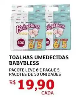 Assaí Atacadista Toalhas umedecidas babybless oferta