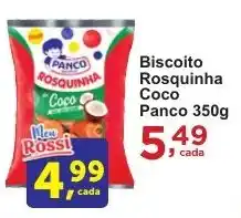 Rossi Supermercado Biscoito Rosquinha Coco Panco oferta