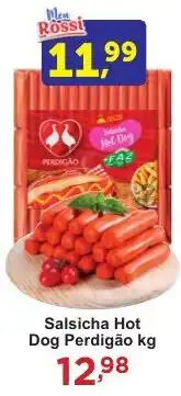 Rossi Supermercado Salsicha Hot Dog Perdigão oferta