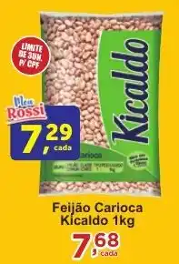 Rossi Supermercado Feijão Carioca Kícaldo oferta