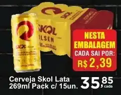 Rossi Supermercado Cerveja Skol Lata oferta