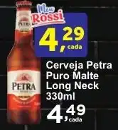 Rossi Supermercado Cerveja Petra Puro Malte Long Neck oferta