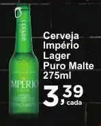 Rossi Supermercado Cerveja Império Lager Puro Malte oferta