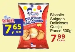 Rossi Supermercado Biscoito Salgado Deliciosos Queijo Panco oferta