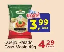 Rossi Supermercado Queijo Ralado Gran Mestri oferta