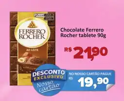 Supermercados Savegnago Chocolate Ferrero Rocher tablete oferta